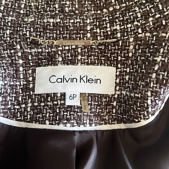 Calvin Klein Tweed Blazer - Picture 8 of 8